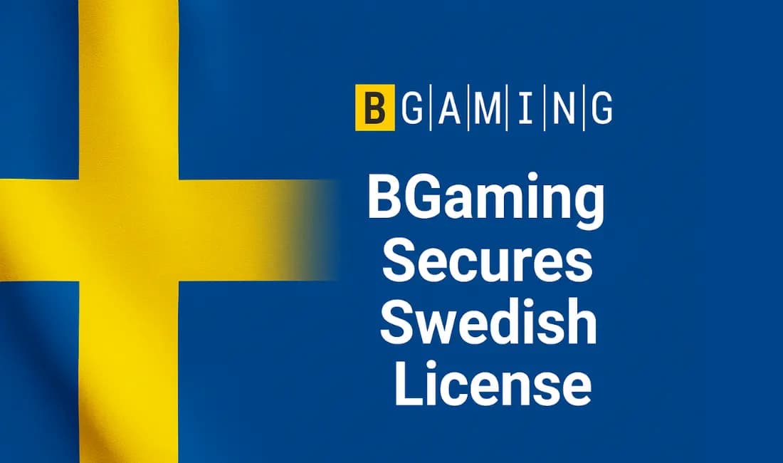 BGaming Secures Swedish License — Expanding Opportunities for Players and Operators