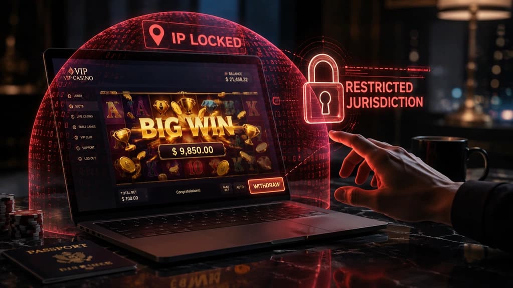 The Geoblocking Loophole: How Casinos Use T&Cs to Void Big Wins
