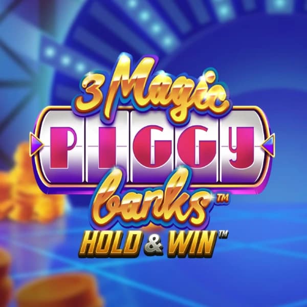 3 Magic Piggy Banks Hold & Win logo