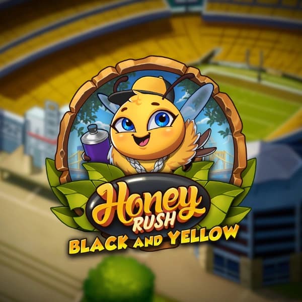 Honey Rush Black and Yellow logo