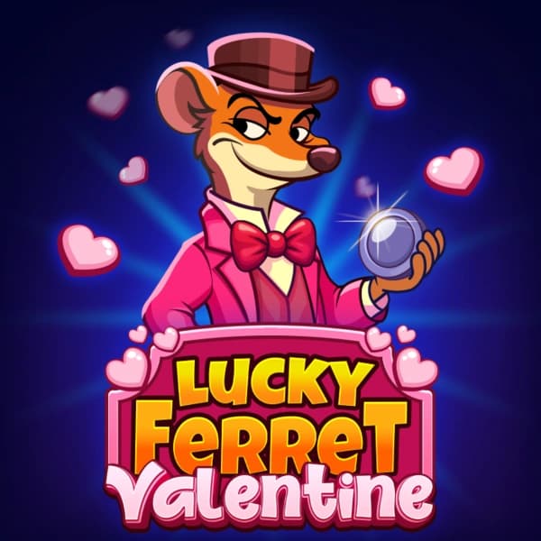 Lucky Ferret Valentine logo