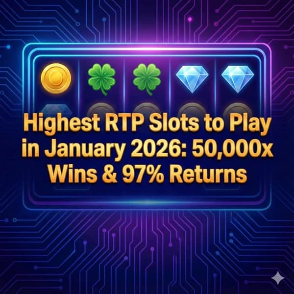 Highest RTP Slots to Play in January 2026: 50,000x Wins & 97% Returns