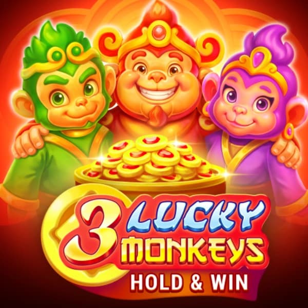 3 Lucky Monkeys Hold & Win logo