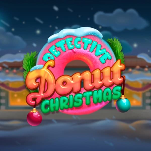 Detective Donut Christmas logo
