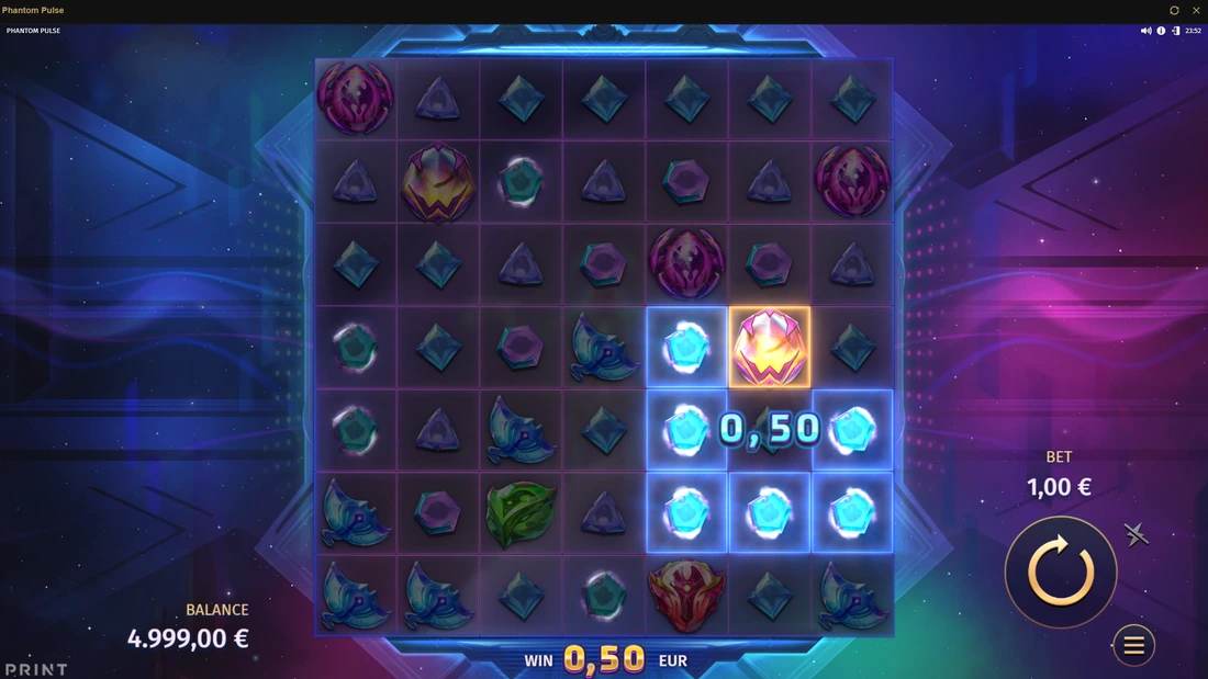 Phantom Pulse Cluster Pays