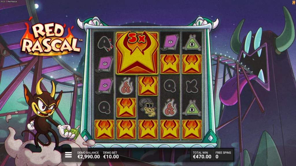 Red Rascal - 5 Scatters Bonus Game