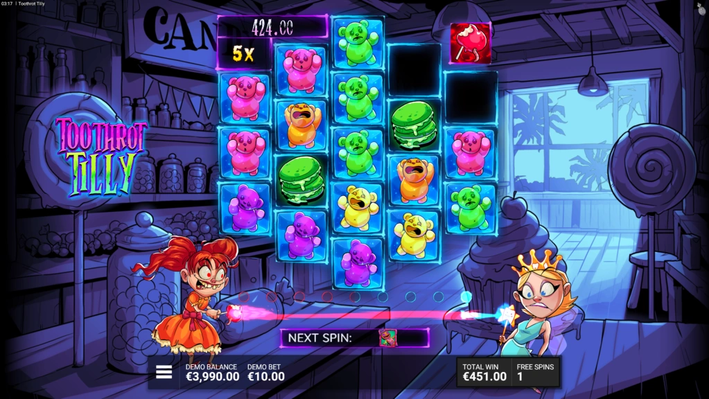 Toothrot Tilly Free Spins