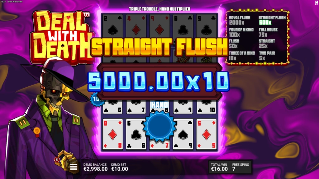 Deal With Death - Poker Free Spins