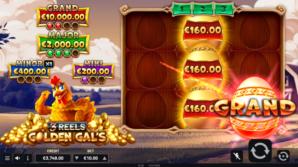 Golden Gals 3 Reels - Cash Collect