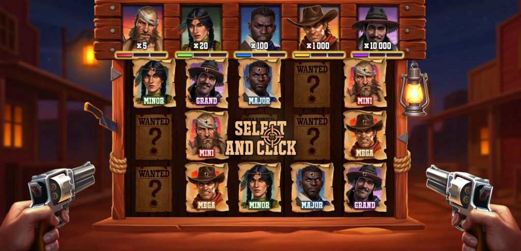 Wild West Jackpot - Jackpot Bonus Game