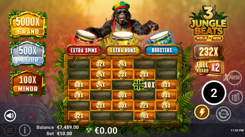3 Jungle Beats - Hold and Win Bonus