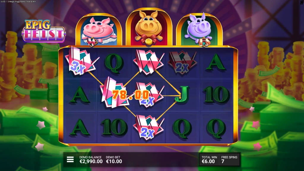 3 Magic Piggy Banks Hold & Win Free Spins Random Wilds 3 Magic Piggy Banks Hold & Win Free Spins Random Wilds
