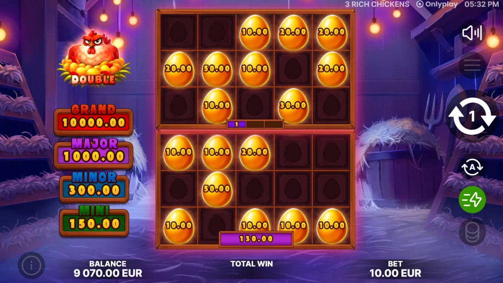 3 Rich Chickens - Double Reel