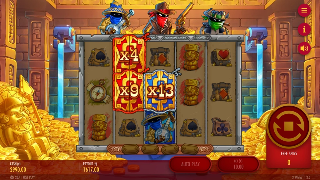 3 Wildos - Bonus Game