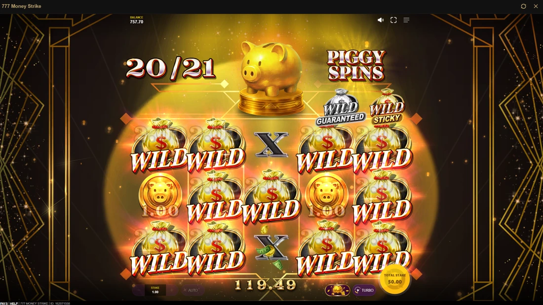 777 Money Strike Piggy Bonus