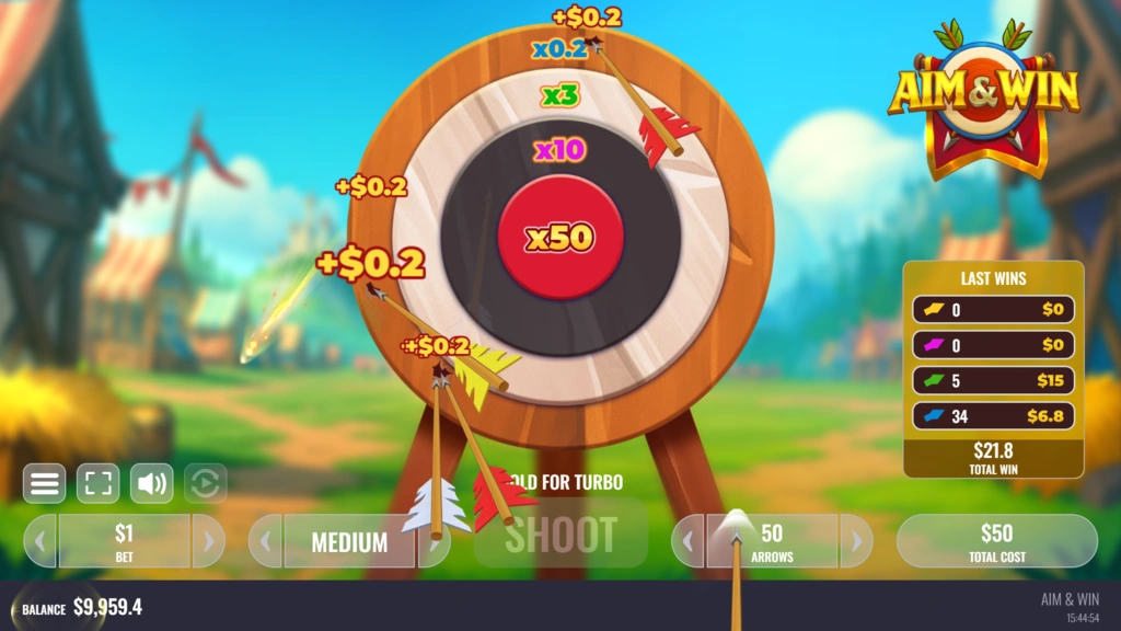 Aim and Win - Turbo Arrows