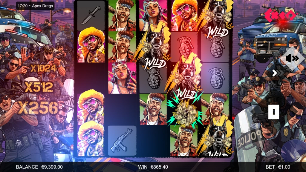 Apex Dregs Free Spins