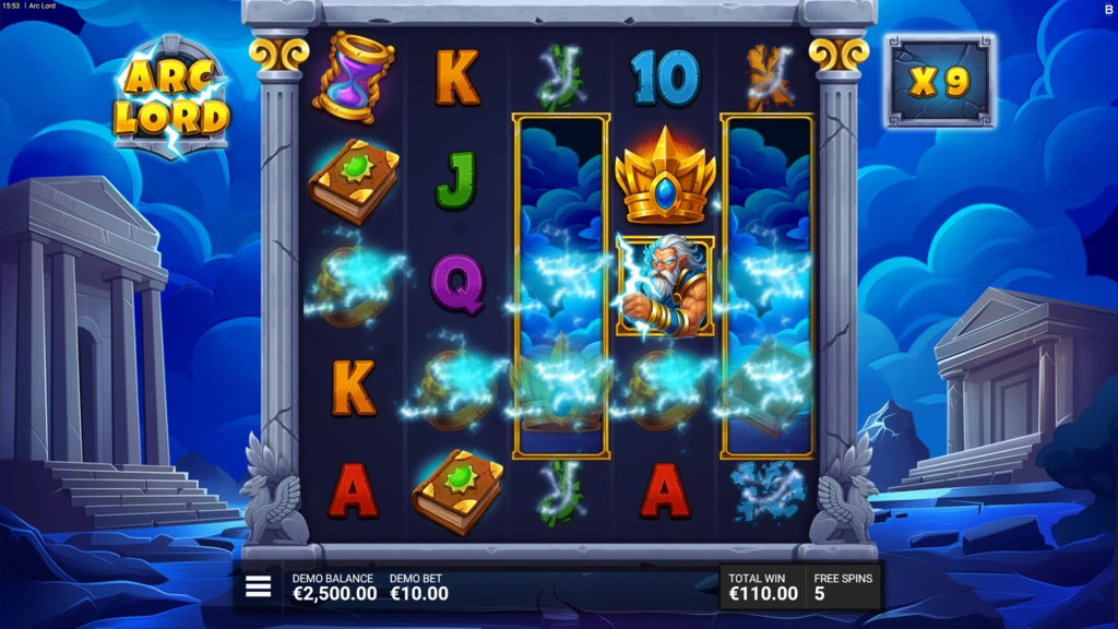 Arc Lord - 4 Scatters Bonus Game