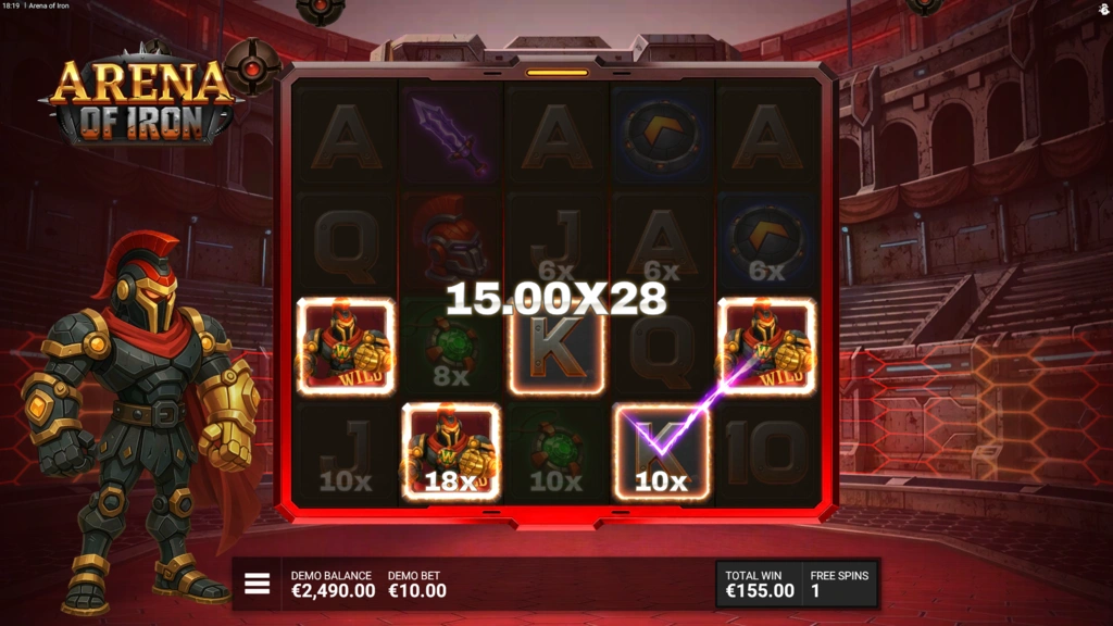 Arena of Iron 4 Scatters Bonus