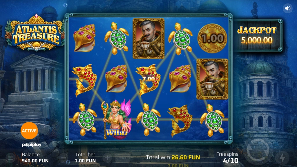 Atlantis Treasure - High Paying Symbols