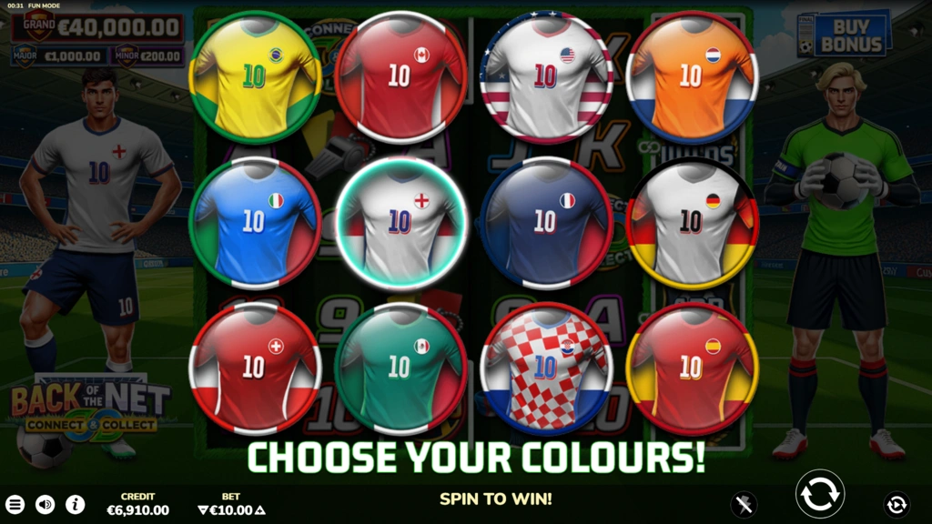 Back of the Net - Choose Your Jersey