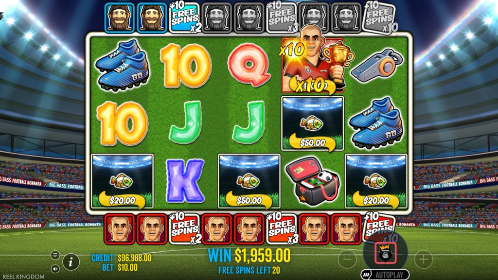 Big Bass Football Bonanza - Super Free Spins