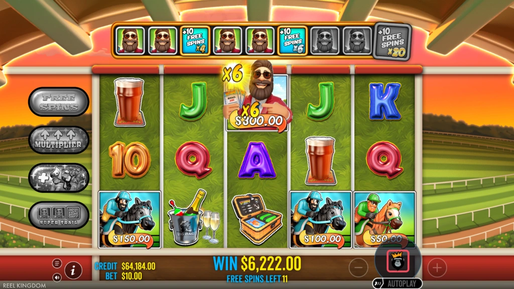 Big Bass Raceday Repeat - Super Free Spins