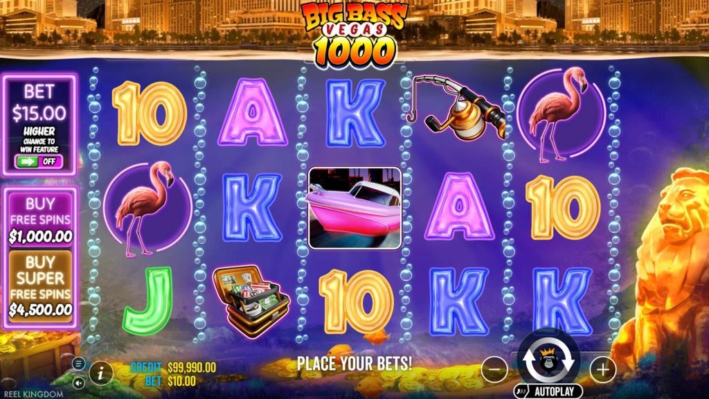Big Bass Vegas 1000 Base Game