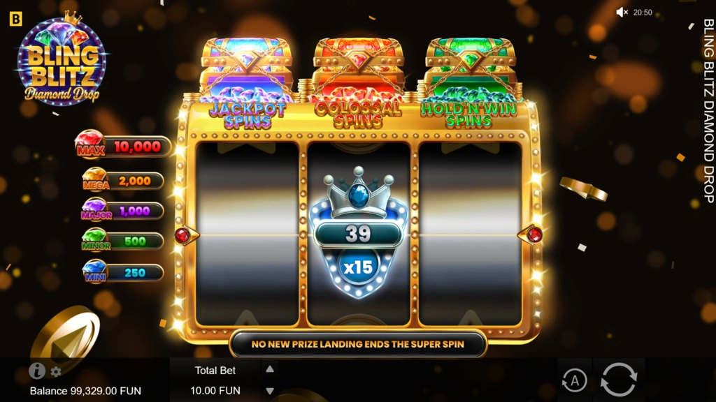Bling Blitz Diamond Drop - Feature Collector