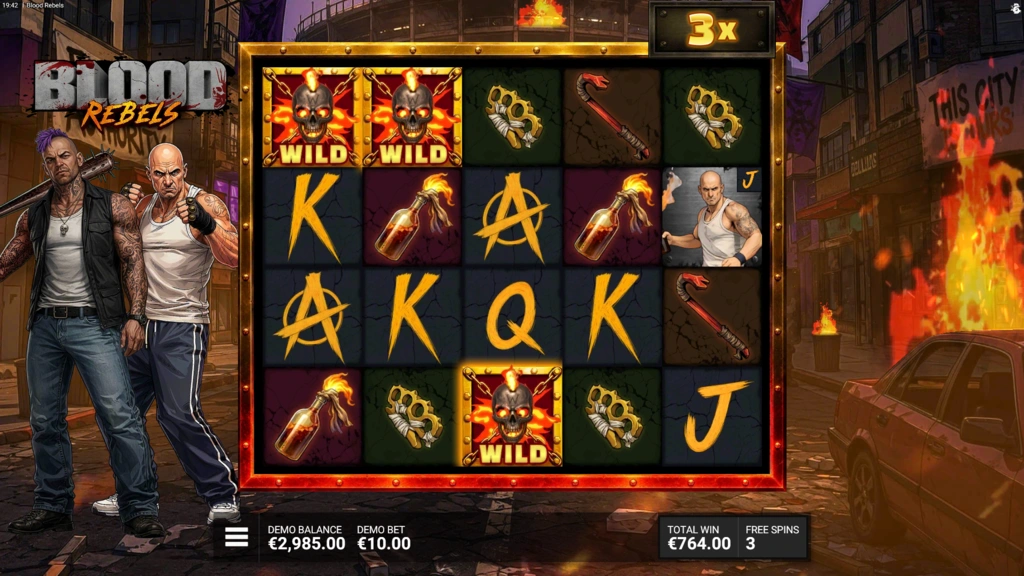 Blood Rebels 5 Scatters Bonus