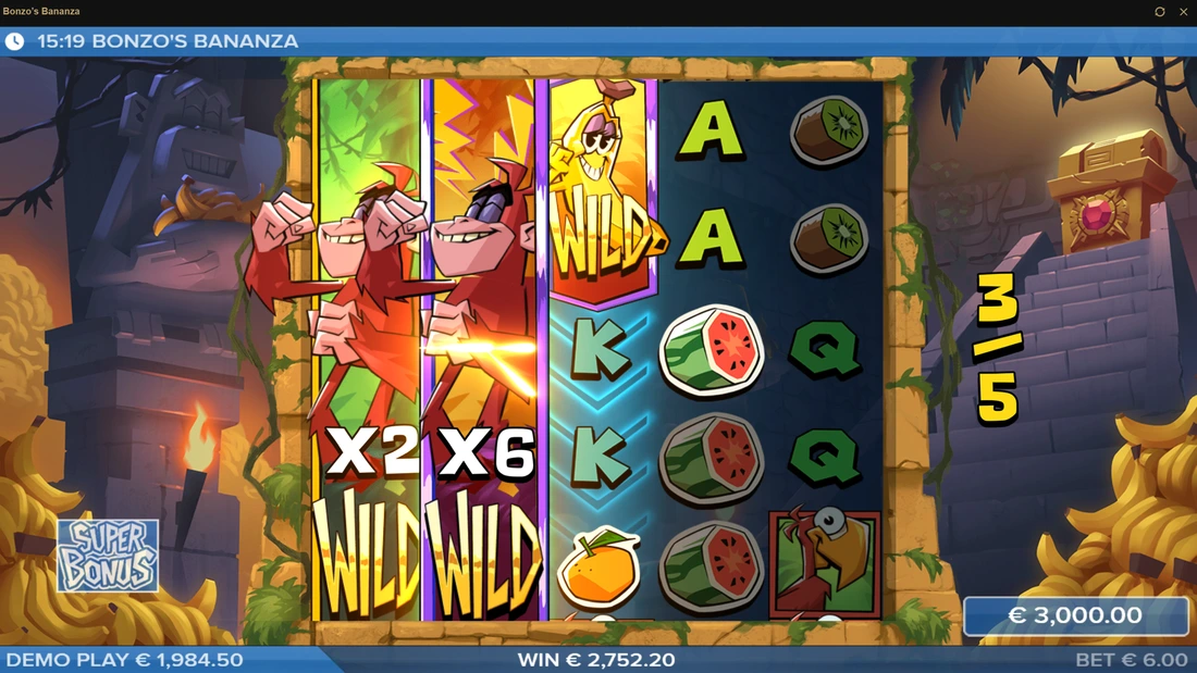 Bonzo’s Bananza Super Bonus