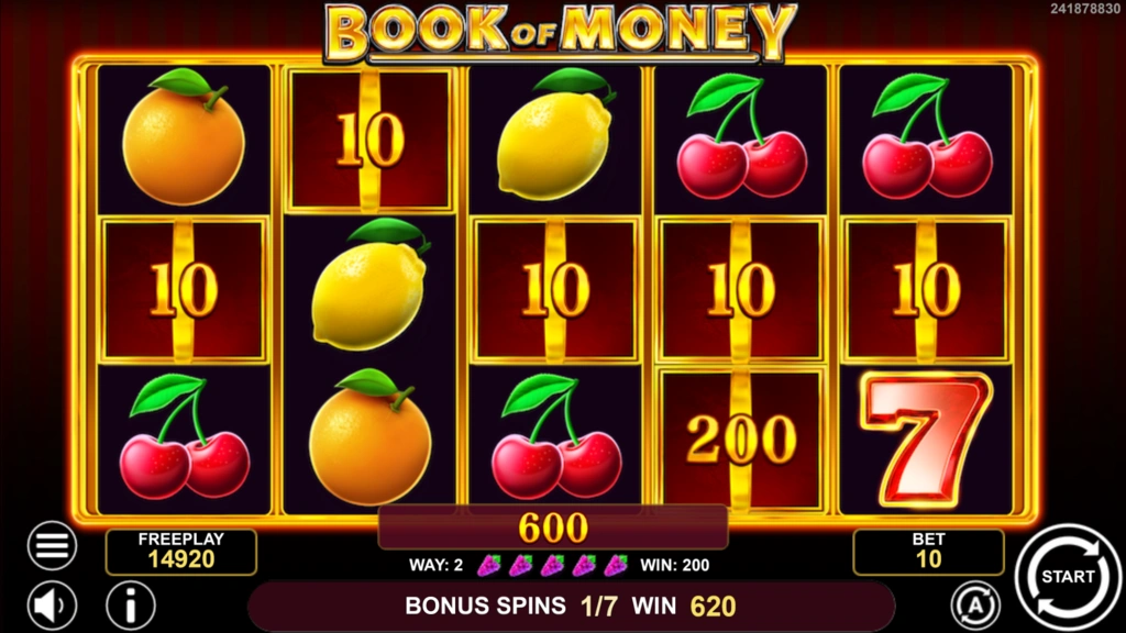 Book of Money - Bonus Spins