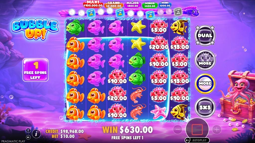 Bubble Up Free Spins Bubble Up Free Spins