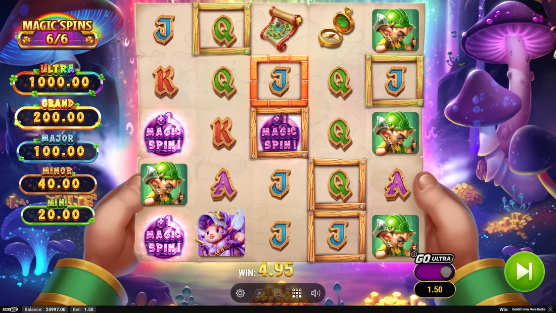Buildin' Even More Bucks Free Spins