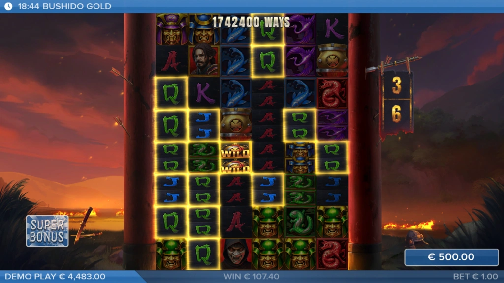 Bushido Gold - Free Spins