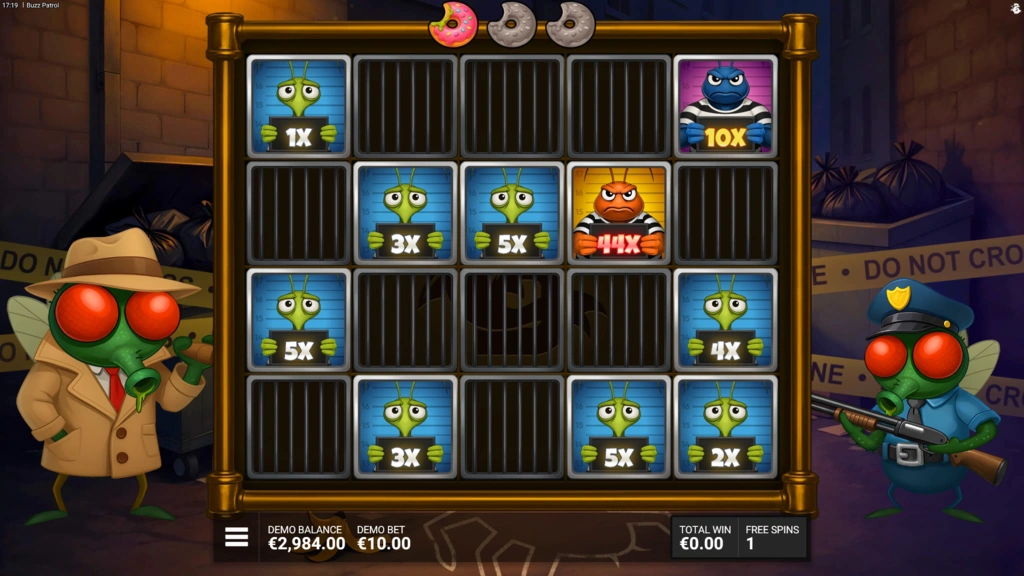 Buzz Patrol - Hold and Win Bonus