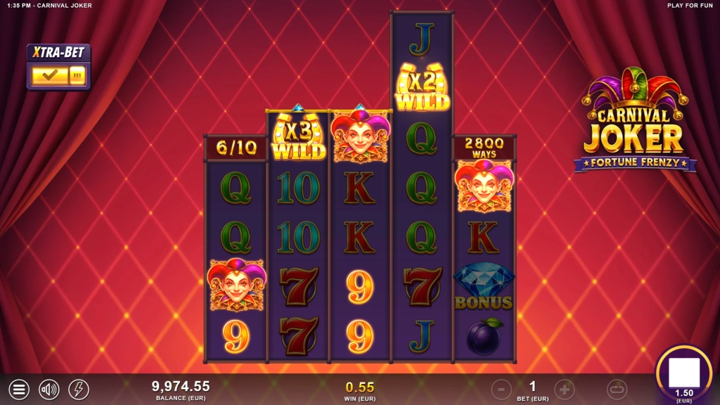 Carnival Joker Free Spins