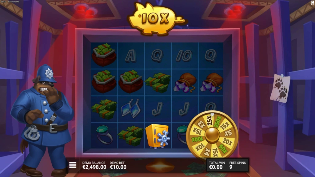 Cash Crooks Free Spins