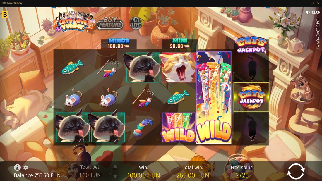 Cats Love Yummy Free Spins