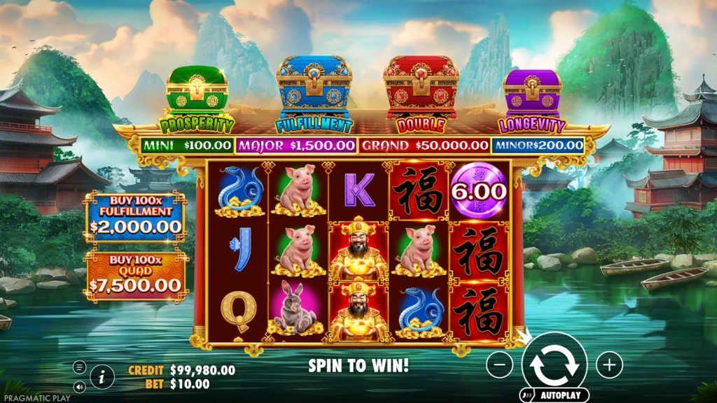 Chests of Cai Shen - Infinity Base Game