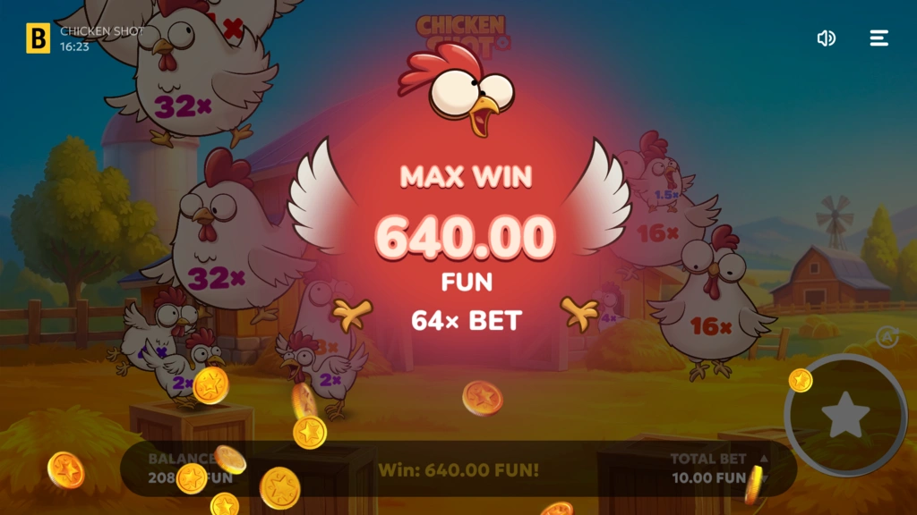 Chicken Shot - Max Win