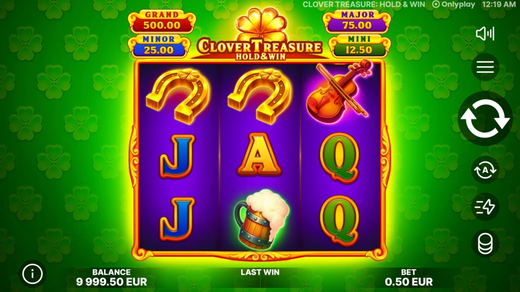 Clover Treasure Hold and Win - Base Game