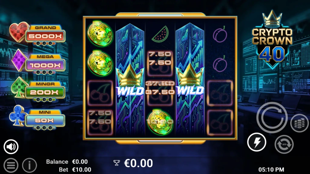 Crypto Crown 40 - Expanding WIld Feature