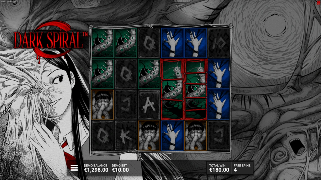 Dark Spiral - 4 Scatters Free Spins