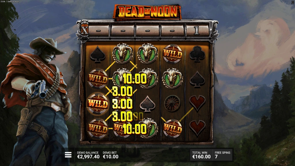 Dead by Noon 4 scatters bonus game