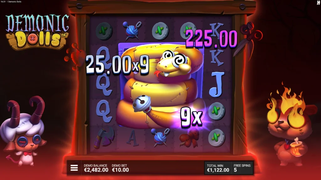 Demonic Dolls Free Spins