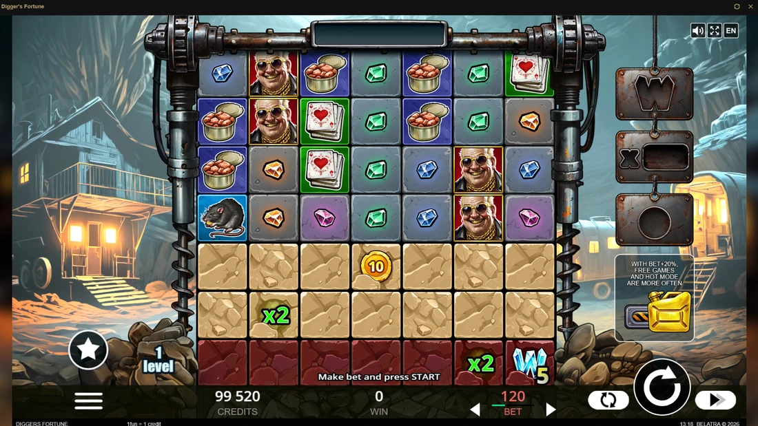 Digger’s Fortune Base Game