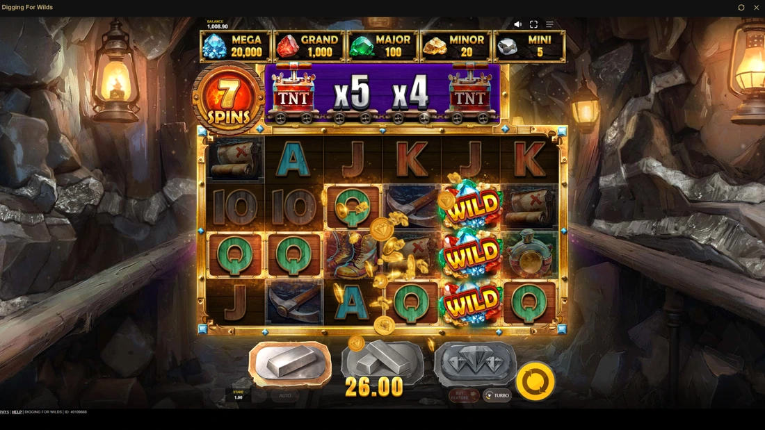 Digging For Wilds Silver Bonus