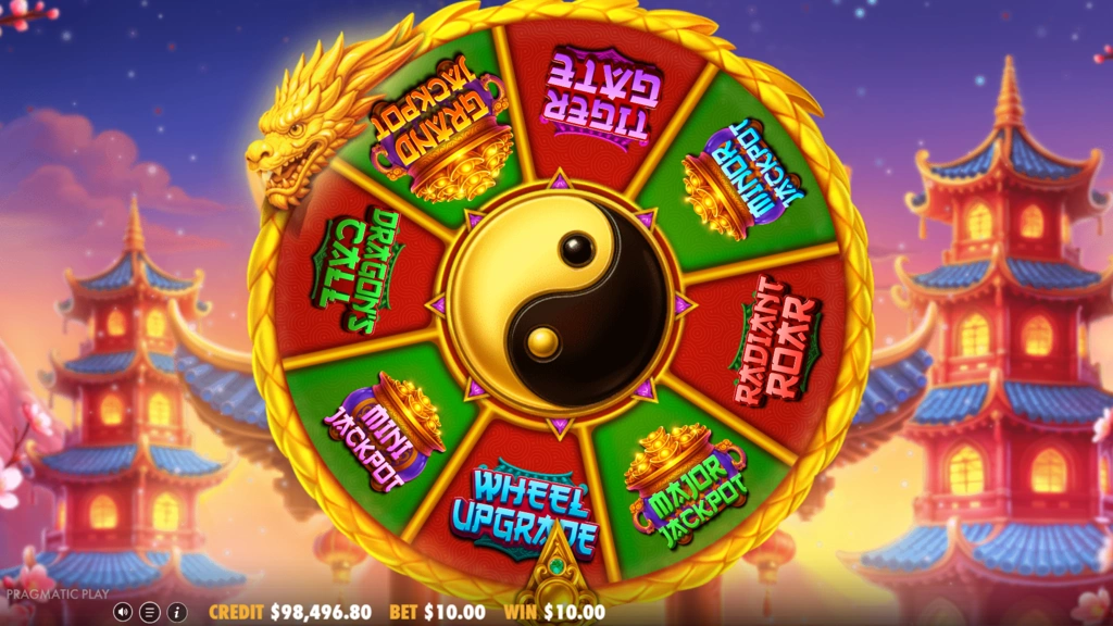 Dragon Tiger Fortunes - Bonus Wheel