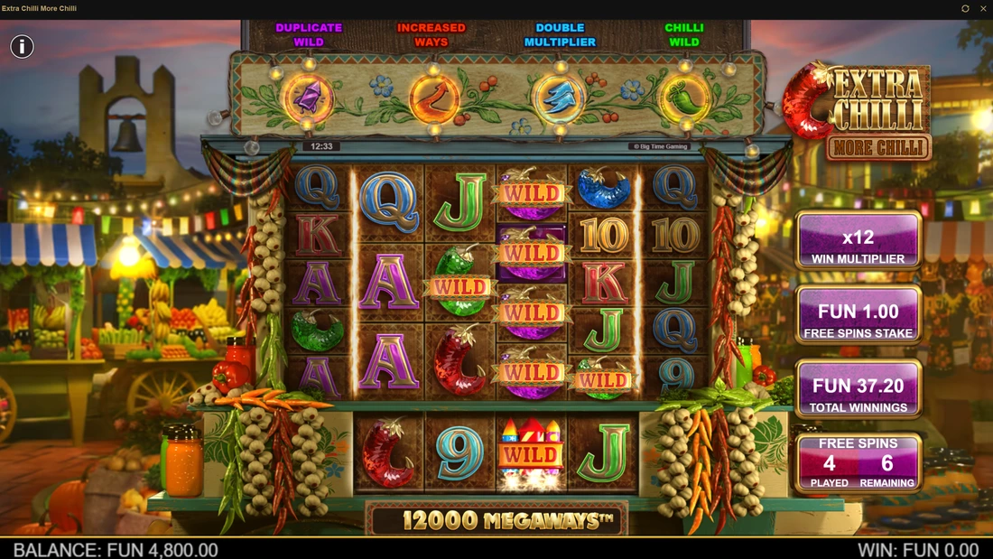 Extra Chilli More Chilli Free Spins
